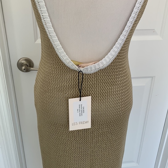 Les Friday Tori Dress in Nude - Picture 6 of 7